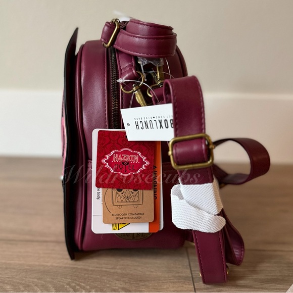 SOLD OUT ////: Hazbin Hotel Loungefly Mini Backpack Boxlunch - Picture 3 of 6